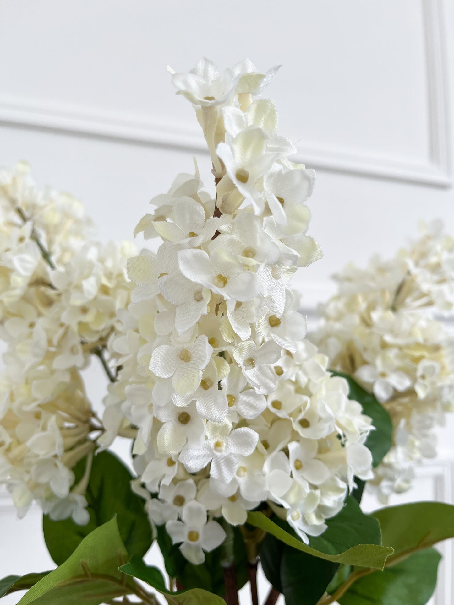 Artificial Lilac Stem Flowers Cream