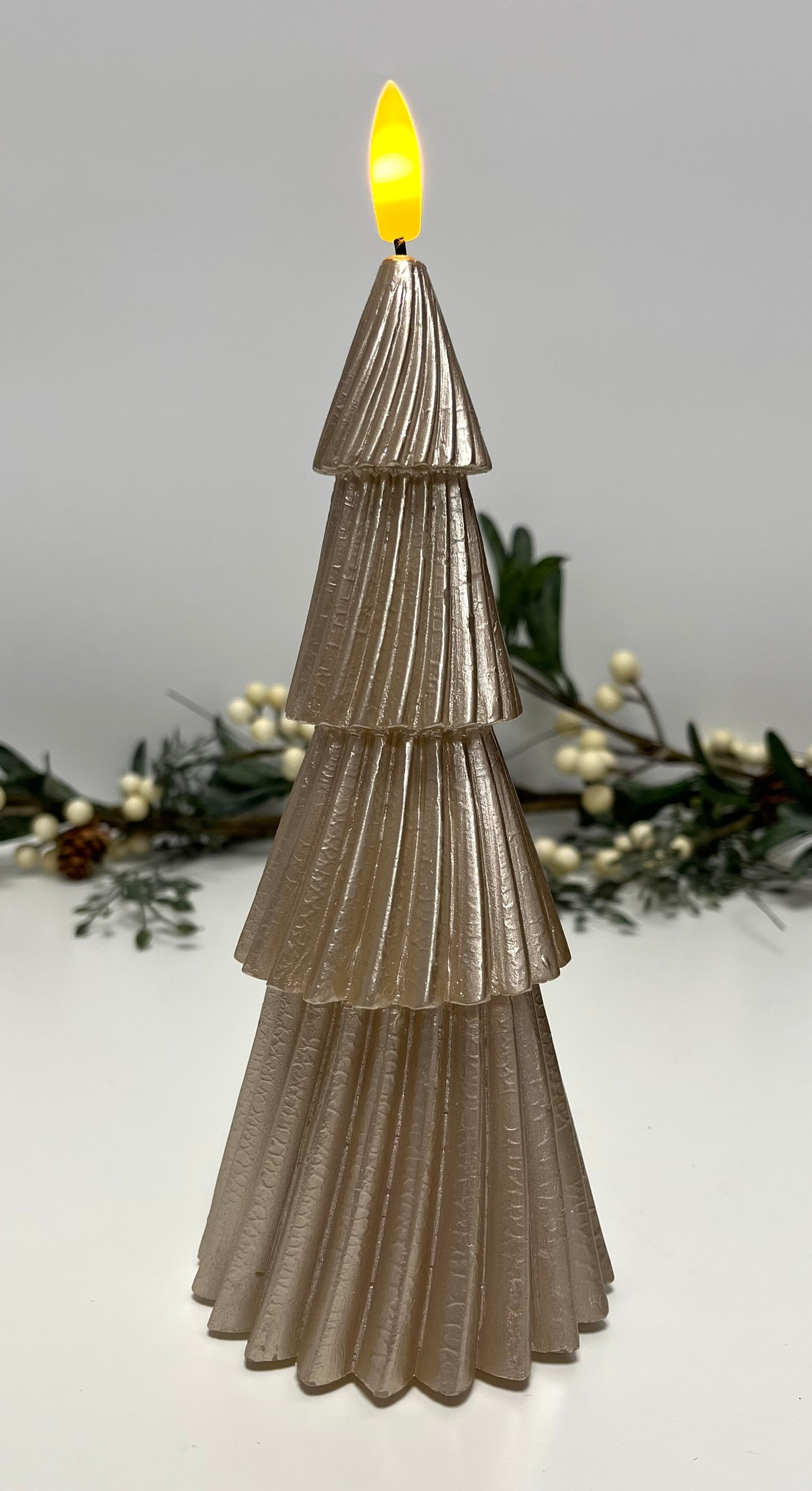 LED Christmas Tree Candles - Set of 2