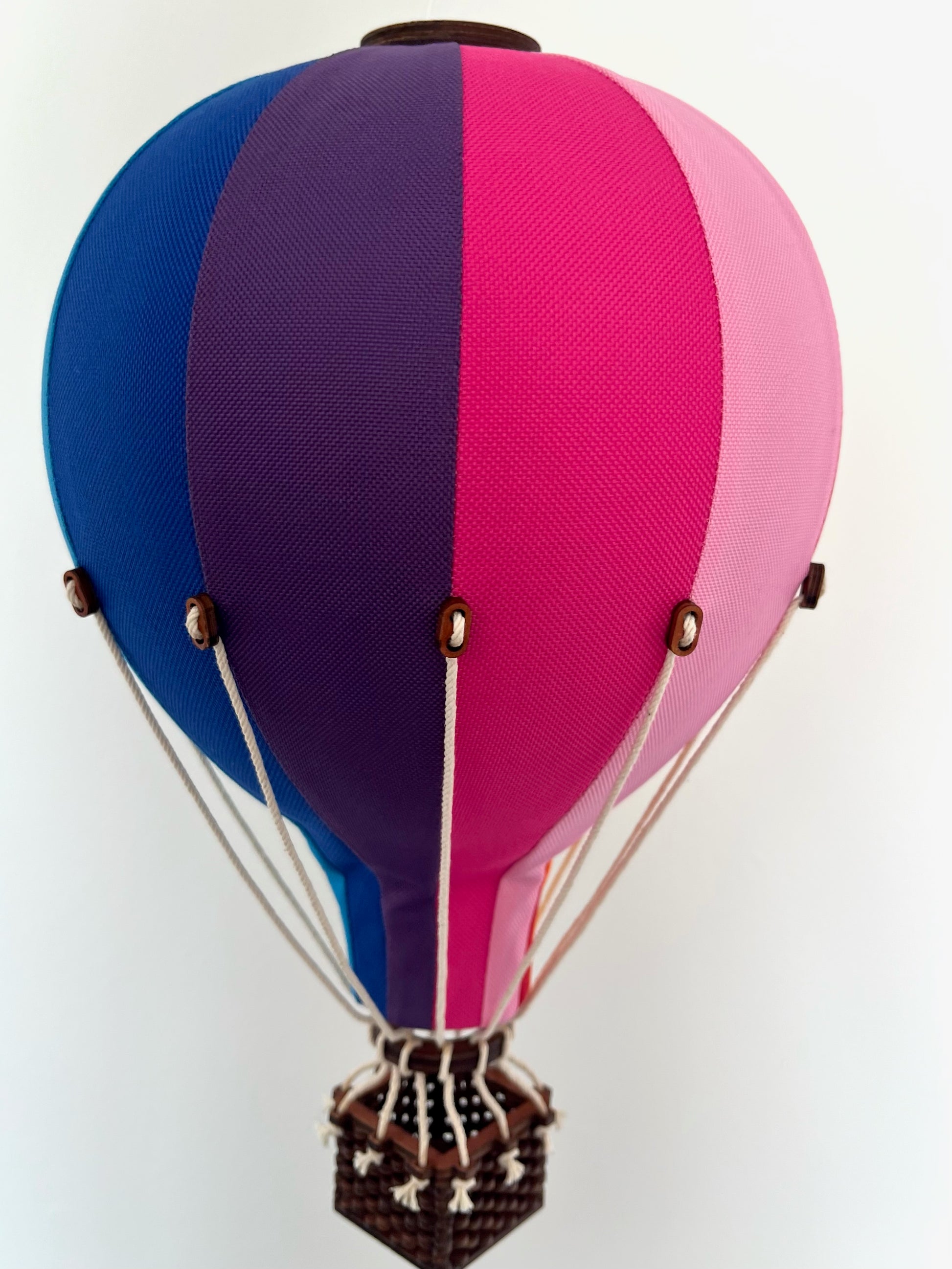 multi coloured kids hot air balloon