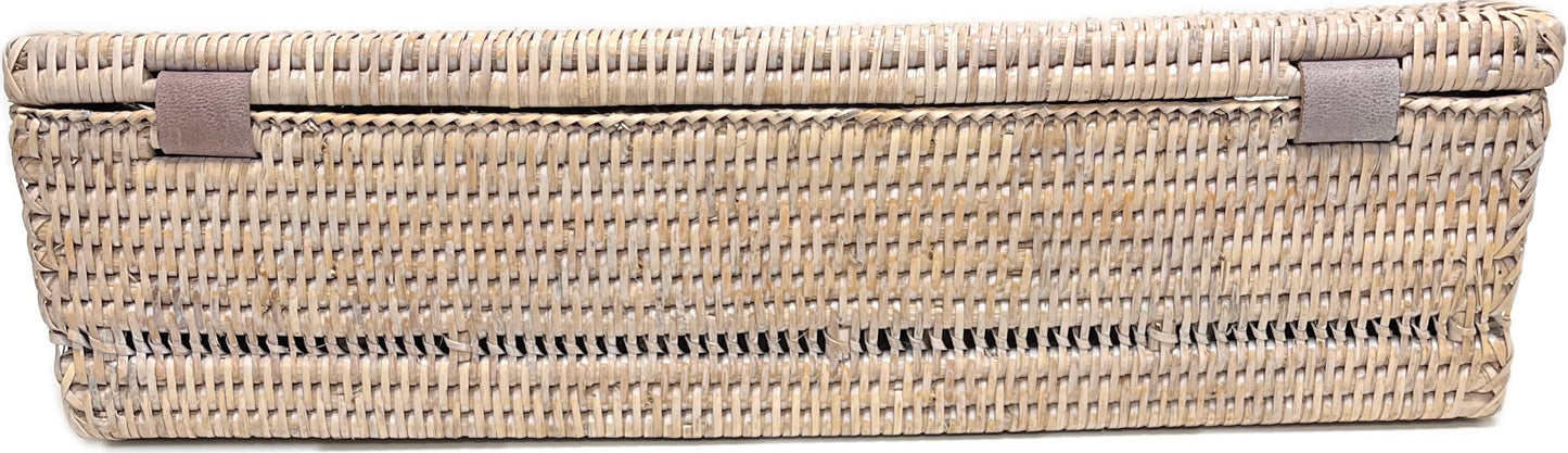 rattan tea bag organiser