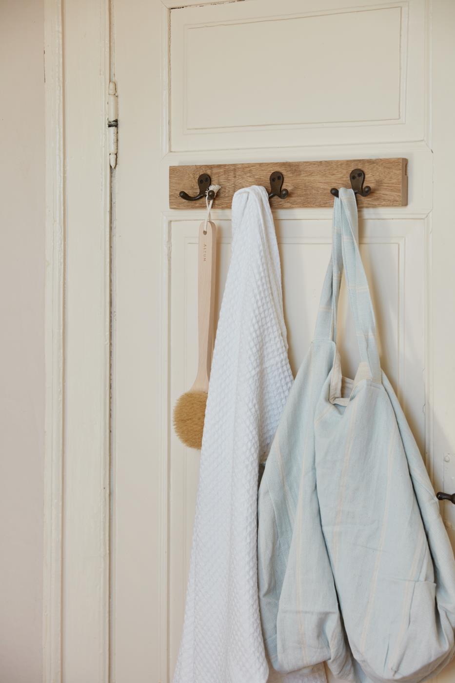 wooden hook rack set of 3