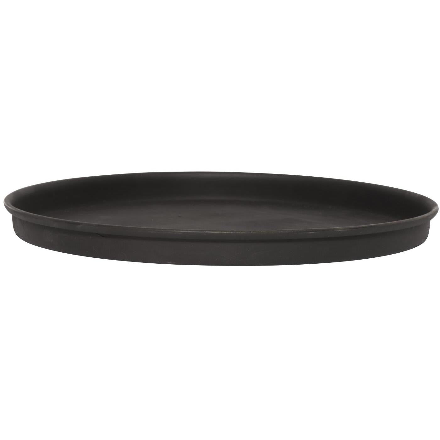 Black Metal Candle Plate