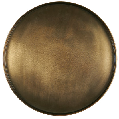 Brass Round Candle Plate