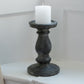 Concrete Grey Wash Candlestick