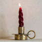 Antique Gold Chamber Stick Candle Holder