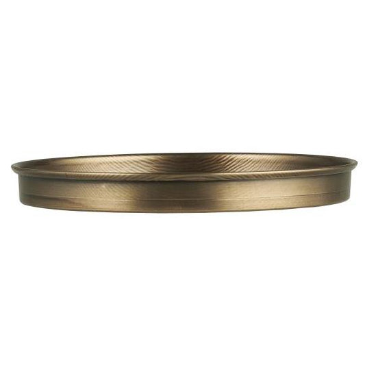 Brass Round Candle Plate