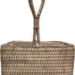 White Wash Rattan Condiment Caddy