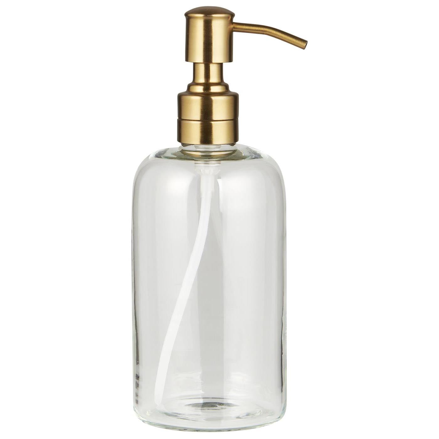 glass soap dispenser bottle with pump