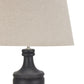 Extra Large Wood Base Table Lamp