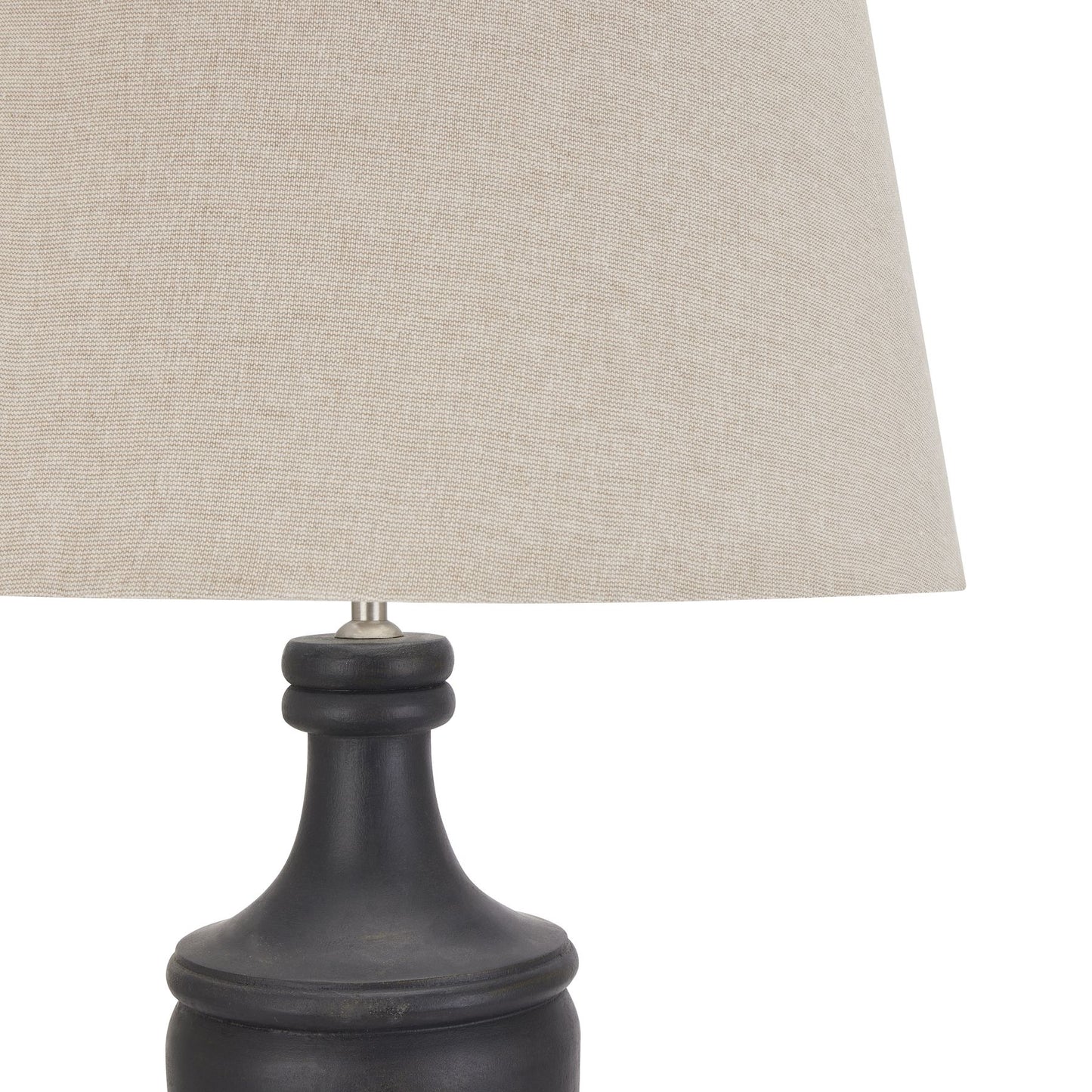 Extra Large Wood Base Table Lamp