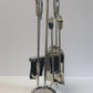 Traditional Fireside Companion Set - Polished Chrome 53cm