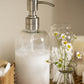 glass soap dispenser bottle with pump