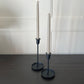 Set of 4 Taupe Tapered Candles