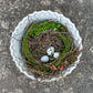 White Stone Terracotta Bulb Pot