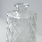 Clear Diamond Bottle Vase perfect for displaying buds, blooms or styled alone as a centrepiece